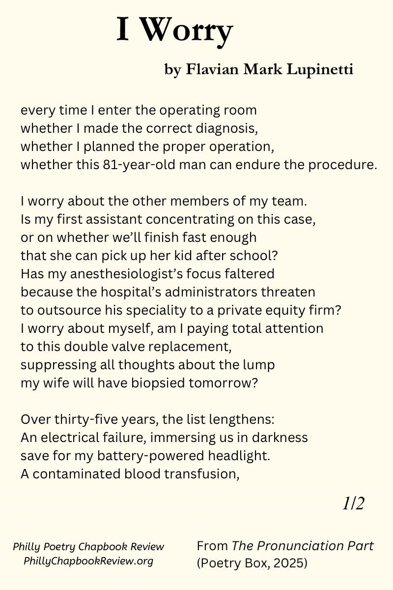 "I Worry" by Flavian Mark Lupinetti - 1