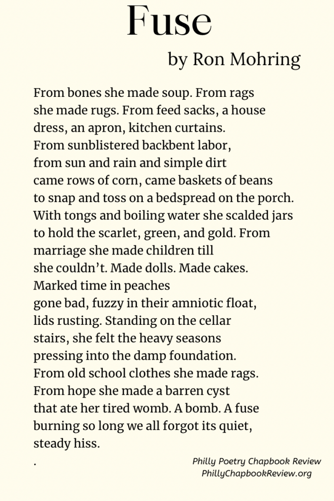 "Fuse" by Ron Mohring