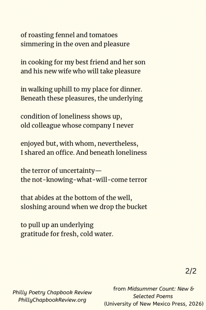"The Well" by Robin Becker - 2
